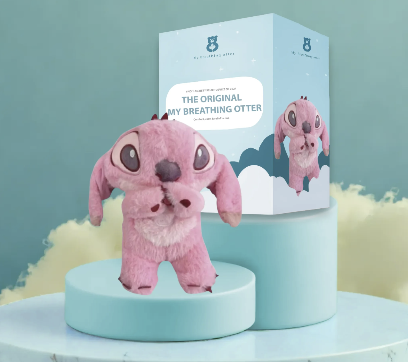 Breathing Otter Plush Toy-My HappyBasket